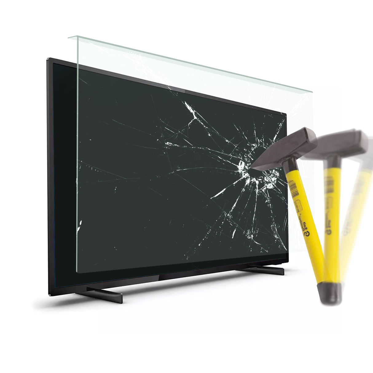 VENTON Protector de pantalla de TV 109 (42 pulgadas) – Película de TV para LCD, LED, 4K OLED y QLED HDTV Protector de Pantalla para TV – Protección contra daños TV – Suspendido y fijo