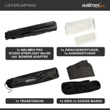 Walimex pro Studio Striplight Softbox 40 x 180 cm, Giratorio 360°, fácil Montaje Gracias a la función de sombrilla, Incluye Rejilla, máscara, Adaptador Bowens y Bolsa de Transporte, Ideal para