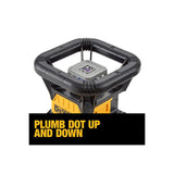 DEWALT DCE074D1R-QW - Láser Rotativo ROJO con batería 18V 2.0Ah. Alcance 45/457m. Incluye detector, cargador batería, soporte, gafas, tarjeta magnética y caja TSTAK