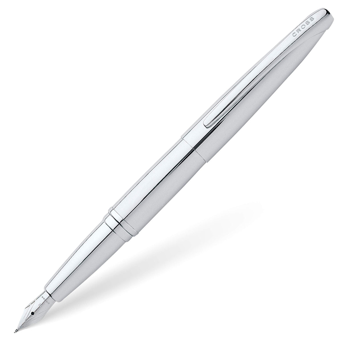 Cross 886-3MS ATX - Pluma estilográfica, medio, Cromo Puro