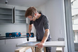 Bosch Professional 18V System GSB 18V-45 - Taladro percutor a batería (45 Nm, 1900 rpm, sin batería, en caja), Azul