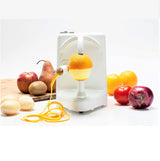 Pelamatic Orange Peeler Profesional - Pelador electrico de patatas, naranjas, tomates, kiwis, melocotones y demas frutas o verduras cuchilla acero inoxidable, 2026 (Blanco)