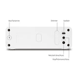 TechniSat DIGITRADIO 51 - Radio Despertador DAB+ (DAB, FM, Radio Reloj, Despertador con 2 Tiempos de Alarma Ajustables, Función de Repetición, Temporizador, Pantalla Regulable) Blanco