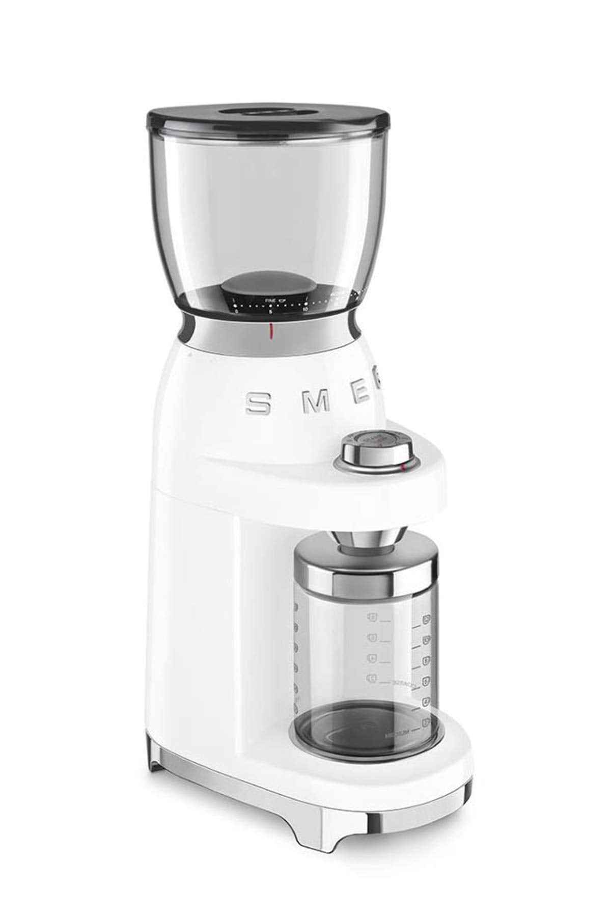 Smeg CGF01WHEU Coffee Grinder, White
