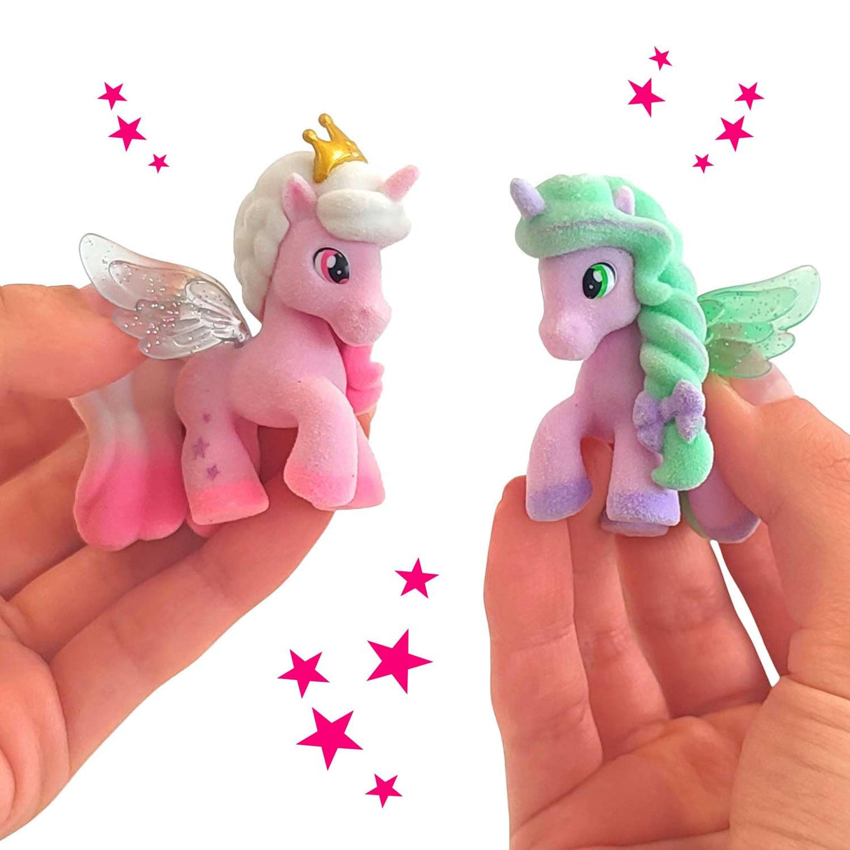 CRAZE Magic PONYS Caja Completa 24 Figuras de Ponys, Colección Completa de Juguetes de Ponis, con Efectos Especiales