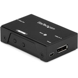 StarTech.com Amplificador de Señal DisplayPort - Extensor Alargador DP - Booster de Señal DisplayPort hasta 20 Metros - 4K 60Hz