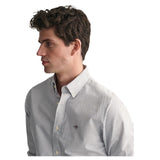 GANT Slim Oxford Banker Stripe Shirt, Persian Blue, M para Hombre