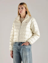Calvin Klein Cazadora acolchada Mujer Down Shine brillante, Marfil (Ivory), XL