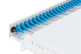 Digitus LWL - Caja de empalmes para 24 acoplamientos - LC - OS2 - 1HE 19" - Duplex multimodo - Con caja de empalmes - Montaje en rack