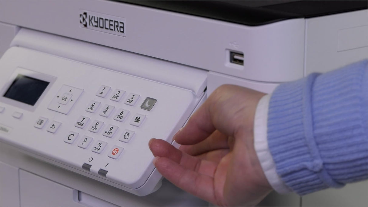Kyocera Ecosys PA4000cx - Impresora láser a Color (40 ppm, Panel inclinable, Unidad dúplex, 100 + 550 Hojas, Gigabit LAN, Mobile Print)