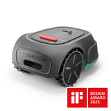 Philips Serie 3000 Robot cortacésped - Mapeo GPS, Corte Cruzado, Corte Inteligente, Corte más rápido, Rendimiento en Pendientes, App Homerun, Sensor de Lluvia, Gris Piedra caliza (RSL3000/10)
