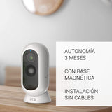 SPC Magnes 3 – Cámara vigilancia WiFi Exterior/Interior con batería 9600 mAh Recargable, visión Nocturna, Resistencia al Agua IP65, detección de Movimiento y Audio bidireccional