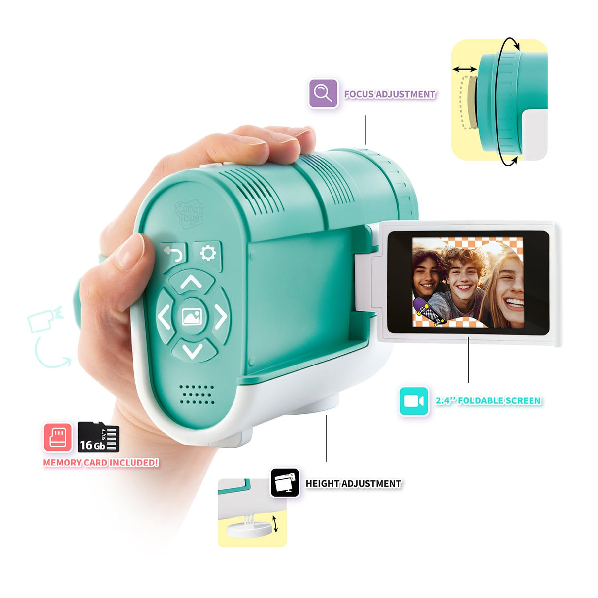 Canal Toys - Photo Creator - Video Cámara Proyector - CLK 039