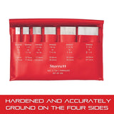 Starrett S384-3ZZ- Juego de paralelos de acero de 1,27 cm de grosor, longitud de 15,24 cm, 5 pares