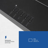 iggual Monitor Táctil 15", Formato 4:3 .- Panel Capacitivo 75Hz - Sist. Operativo Compatible : Windows 7 a 11, Android, Linux, Raspberry Pi- Conexiones: USB-A + VGA + HDMI, 300cd/m2, (MTL15X)