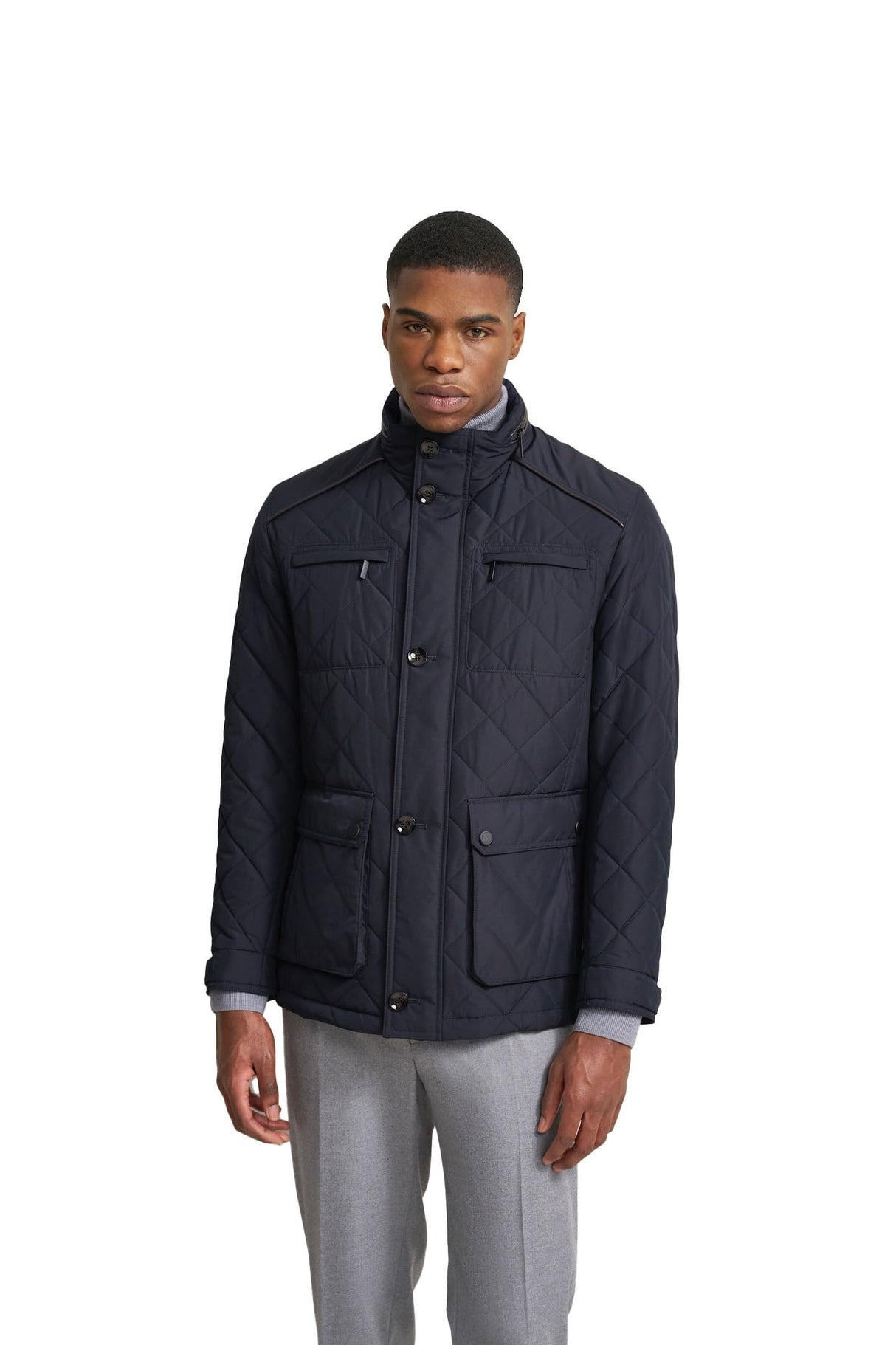 bugatti 977800-99052 Chaqueta, Azul, 54 Hombres