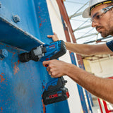 Bosch Professional BITURBO atornillador de impacto a batería GDS 18V-1600 HC (llave de 3/4”, par de apriete 1600 Nm y par de arranque 2200 Nm, gancho para escalera, sin baterías ni cargador)