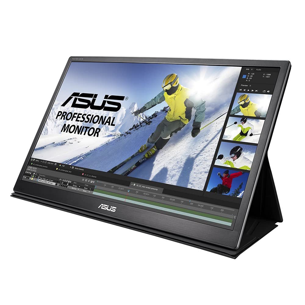 ASUS ProArt PQ22UC - Monitor de 21.6" UHD OLED (4K, 3840 x 2160 Pixeles, 204 ppi, HDR-10, 99% DCI-P3, 0.1 ms,) Negro y Gris