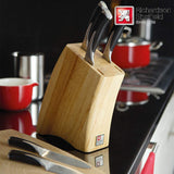 Amefa Stahlwaren GmbH 697001 KYU - Bloque de 5 Cuchillos (bambú, Acero Inoxidable)