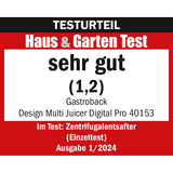 Gastroback 40153 Design Multi Juicer Digital Plus 3in1