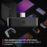 SteelSeries Arctis Nova 5X Cascos Xbox Inalámbricos - Xbox, PC, Switch 2, móvil - Controladores magnéticos de neodimio - Más de 100 preajustes - Batería de 60 horas - 2,4 GHz o BT - Micro Gen2.X