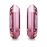 Swarovski Pendientes de aro Lucent, Forma octagonal, Pequeños, Rosas