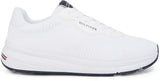 Tommy Hilfiger Low Profile Sneaker Hombre Lightweight Knit Calzado Deportivo, Blanco (White), 43