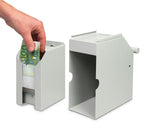 Safescan 4100 Caja para dinero blanca que permite almacenar billetes de forma segura - Almacena hasta 300 billetes - Se coloca debajo de un mostrador - Se puede instalar cerca del cajón portamonedas