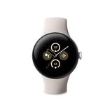 Google Pixel Watch 2 con Fitbit y Google - Control de frecuencia cardiaca, gestión del estrés y seguridad - Smartwatch Android - Caja de aluminio en tono plata - Correa deportiva en porcelana - Wi-Fi