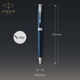 Parker Sonnet bolígrafo | lacado en azul con adorno acabado en paladio | punta media | en estuche de regalo