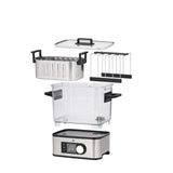 WMF Lono - Cocedora al vacio baja temperatura (entre 35º y 90º), 2 en 1, cocina al vacío y olla de cocion lenta, cocina profesional, tanque 6 l de TRITAN libre de BPA
