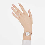 Swarovski Reloj con Brazalete Hyperbola, Fabricado en Suiza, Tono Oro Rosa, Acabado Tono Oro Rosa