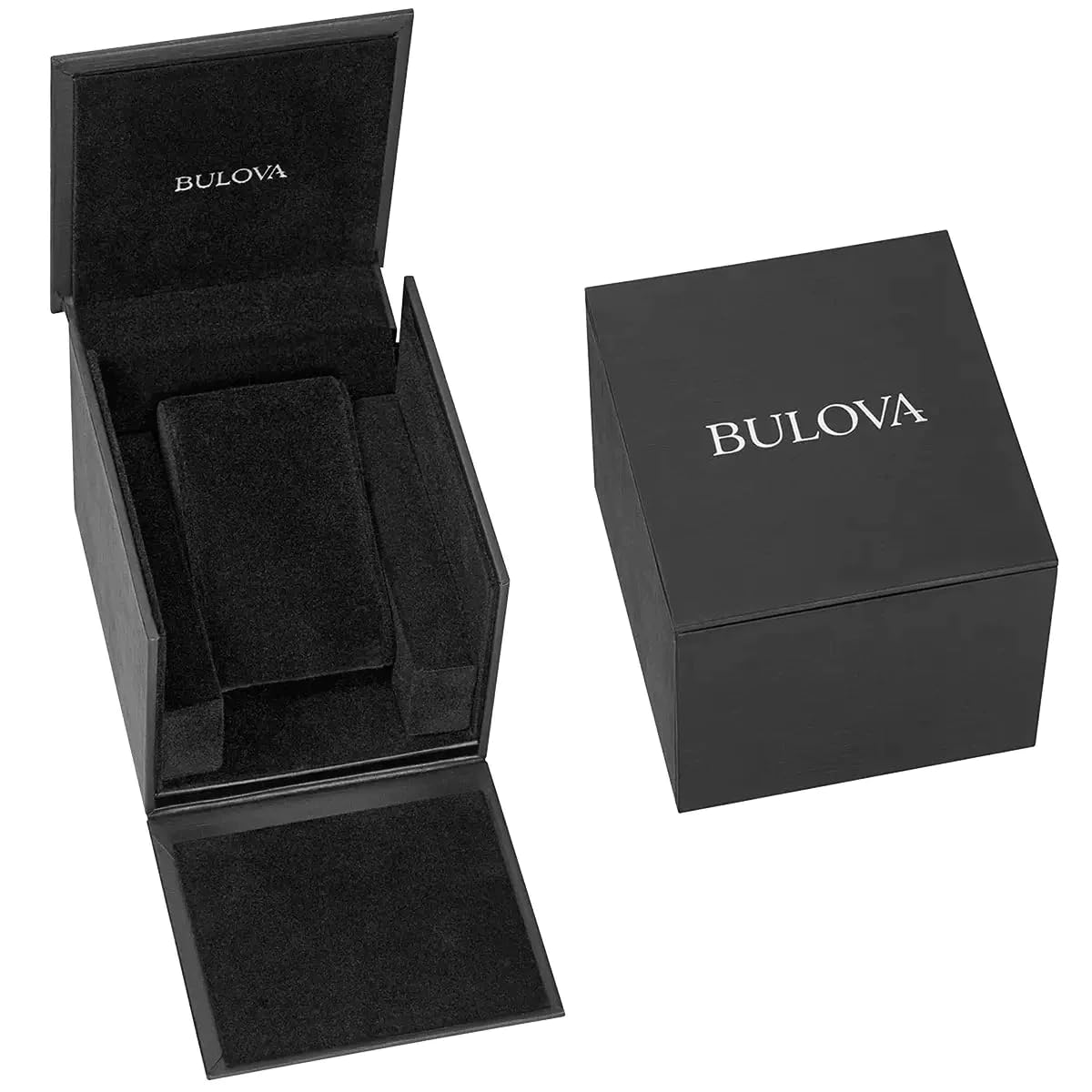 Bulova Reloj Analógico para Hombres de Mecánico de Cuerda Manual con Correa en Caucho 98A282