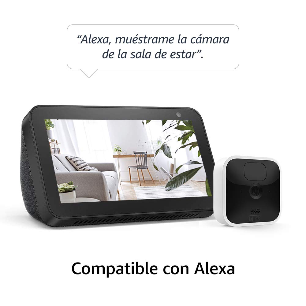 Blink Indoor | Cámara de seguridad HD inalámbrica con 2 años de autonomía, detección de movimiento, audio bidireccional, compatible con Alexa | 4 cámaras