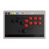 8Bitdo All-Button Arcade Controller for Switch & Windows – Bluetooth, 2.4G, Wired Connectivity, Low-profile Mechanical Switches, 4 Programmable Buttons, Hot-swappable PCB