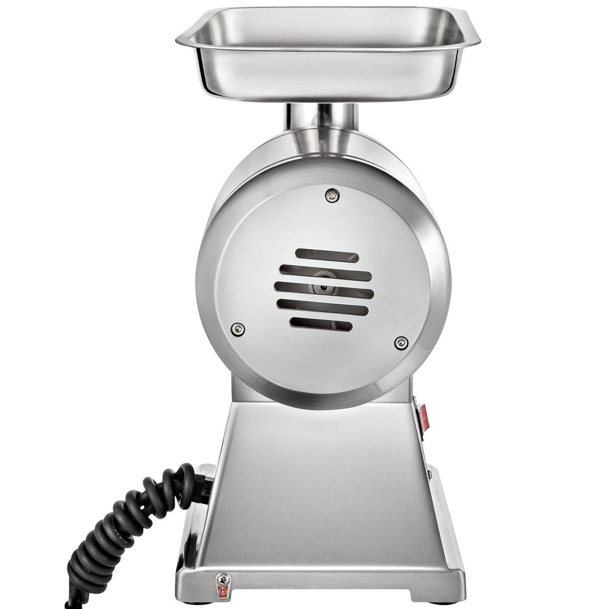 VEVOR Picadora de carne eléctrica 1100 W, capacidad 250kg/h, triturador de carne comercial, material de acero inoxidable para restaurantes supermercados tiendas de restauración rápida carnicerías
