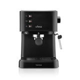 Ufesa Varese Cafetera Compacta Espresso y Capuccino, 1050W, Vaporizador Orientable, 20 Bares, 1 o 2 Cafés, Depósito 1.5L, Función Calienta Tazas
