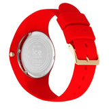 Ice-Watch - ICE glitter Red passion - Reloj rojo para Mujer con Correa de silicona - 021080 (Medium)