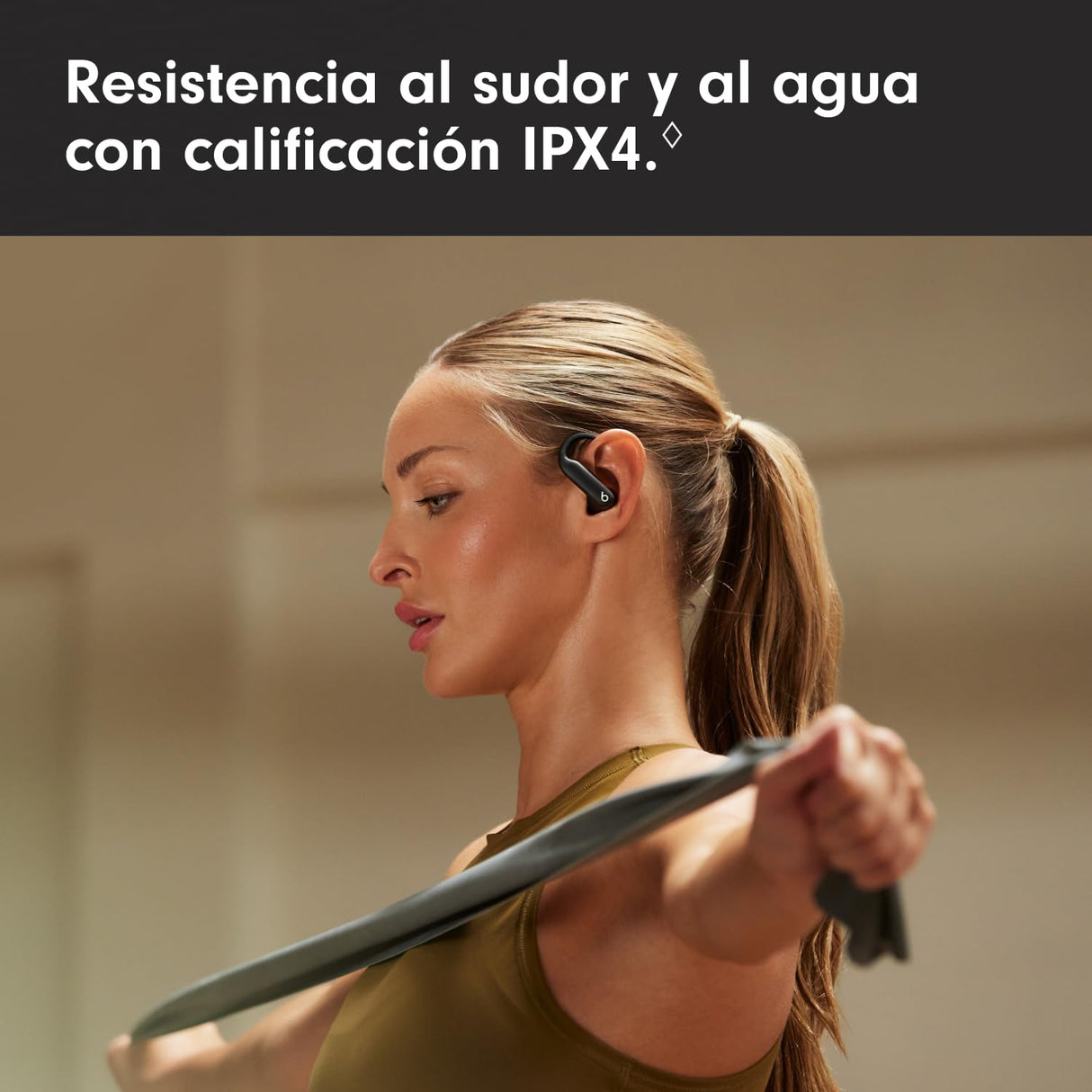 Beats Powerbeats Pro 2 Auriculares Bluetooth inalámbricos- Cancelación Activa del Ruido, clasificación IPX4, hasta 45H con Estuche de Carga, Funciona con Apple y Android - Negro Azabache