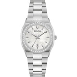 Bulova Reloj Analógico para Mujer'S de Cuarzo con Correa en Nácar 96R245