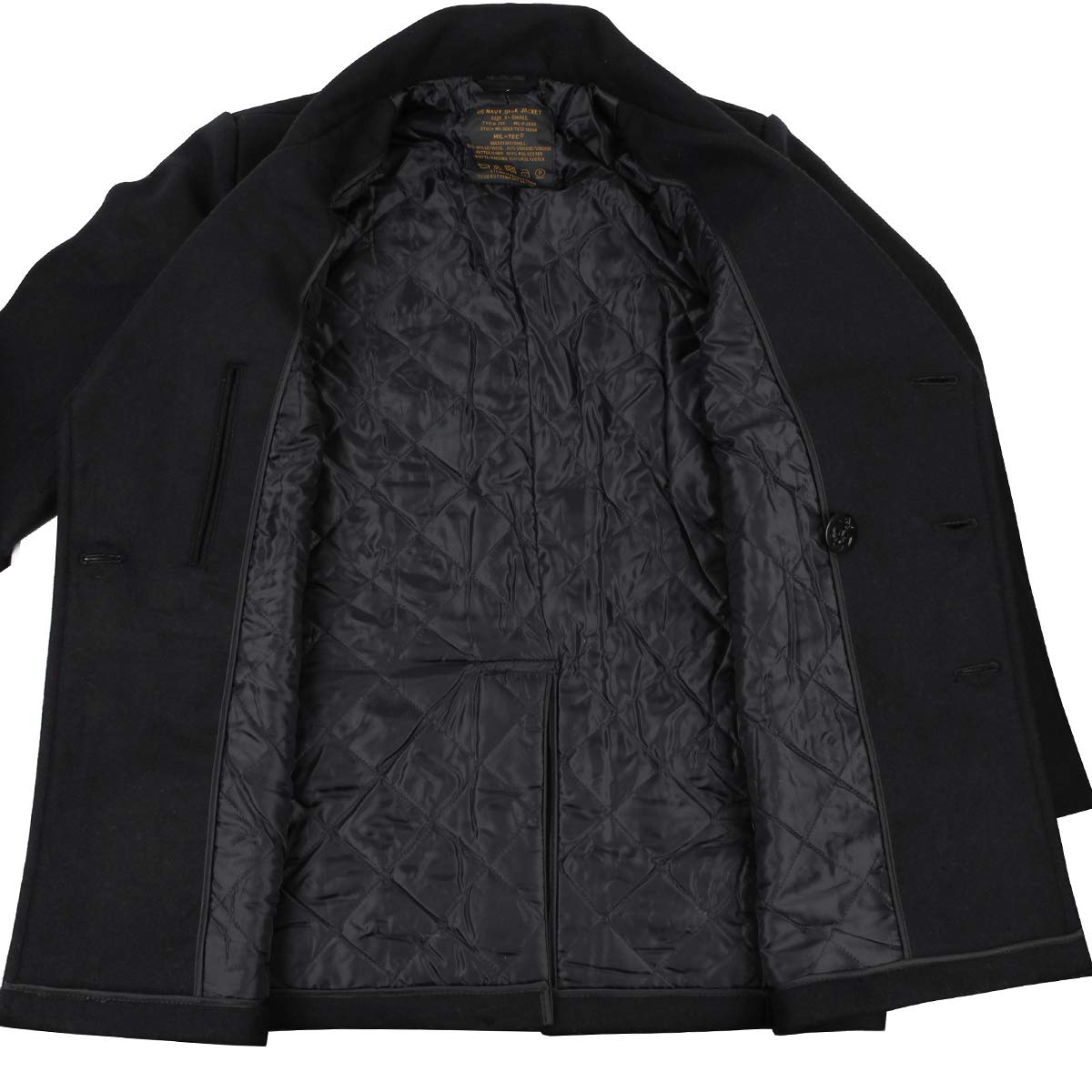 Mil-Tec Jacke_10580000 Chaqueta, Schwarzkn.Schw, Extra-Small Hombres