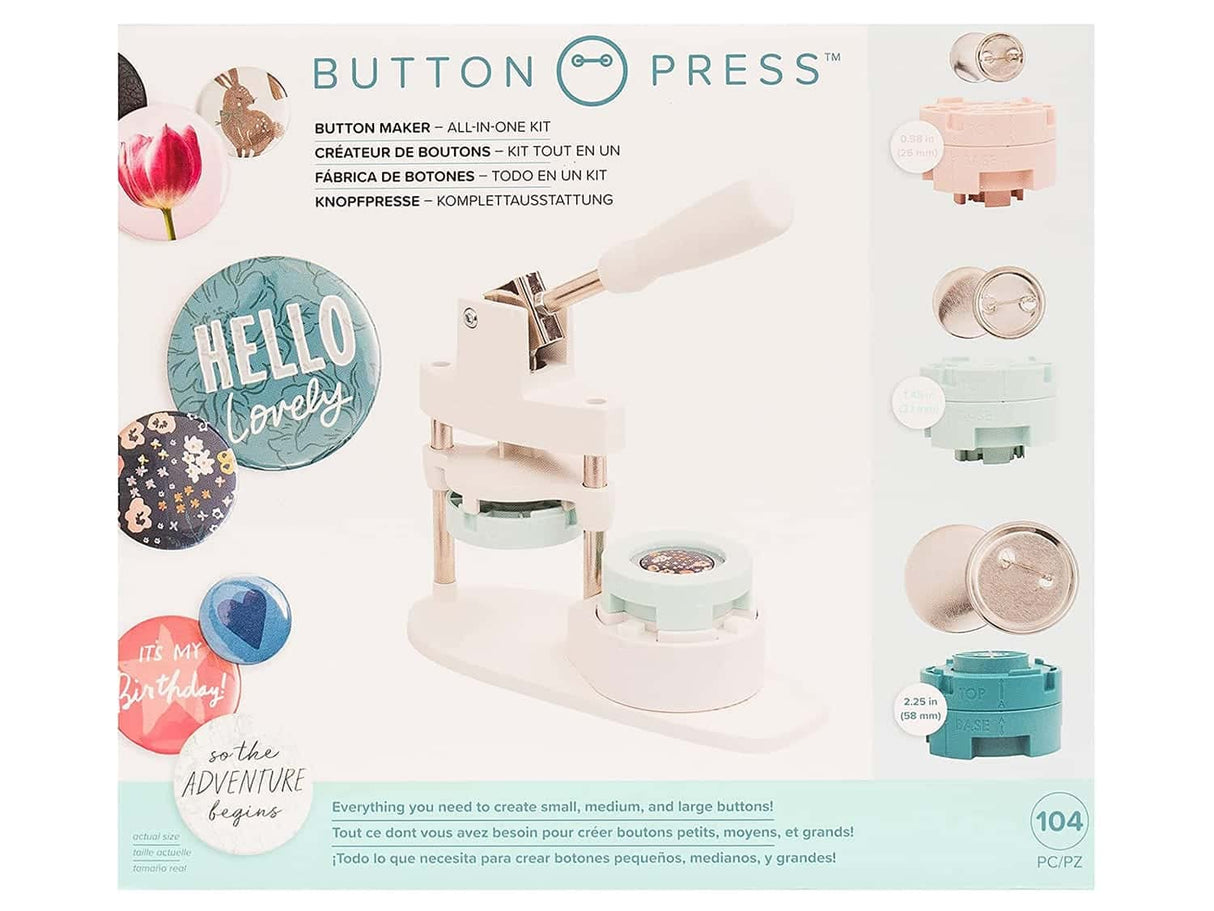We R Memory Keepers Button Press Bundle 661104