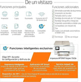 HP Envy Inspire 7920e 242Q0B, Impresora multifunción de inyección de tinta A4 a color, Conexión Wi-Fi, impresión a doble cara automática, 22 ppm, 3 meses de impresión Instant Ink con HP+, Blanca