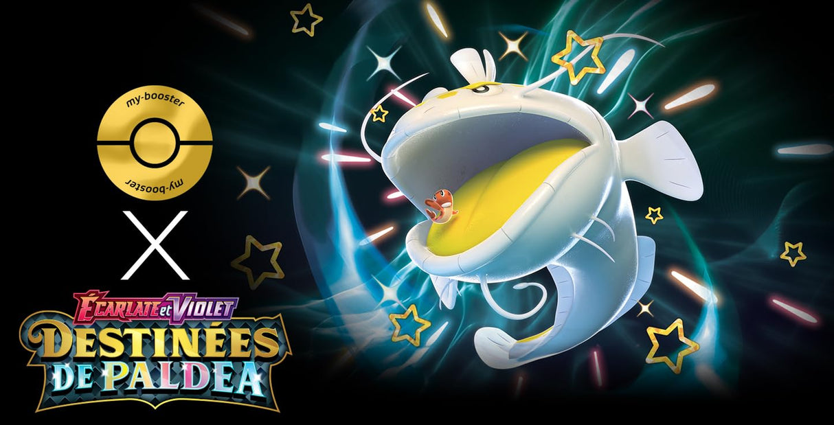 Gardevoir ex 233/091 Alternativo Pokémon Gallery Secreta - Ultraboost X Écarlate et Violet 4.5 - Destinées de Paldea Box de 10 cartas Pokémon Francés