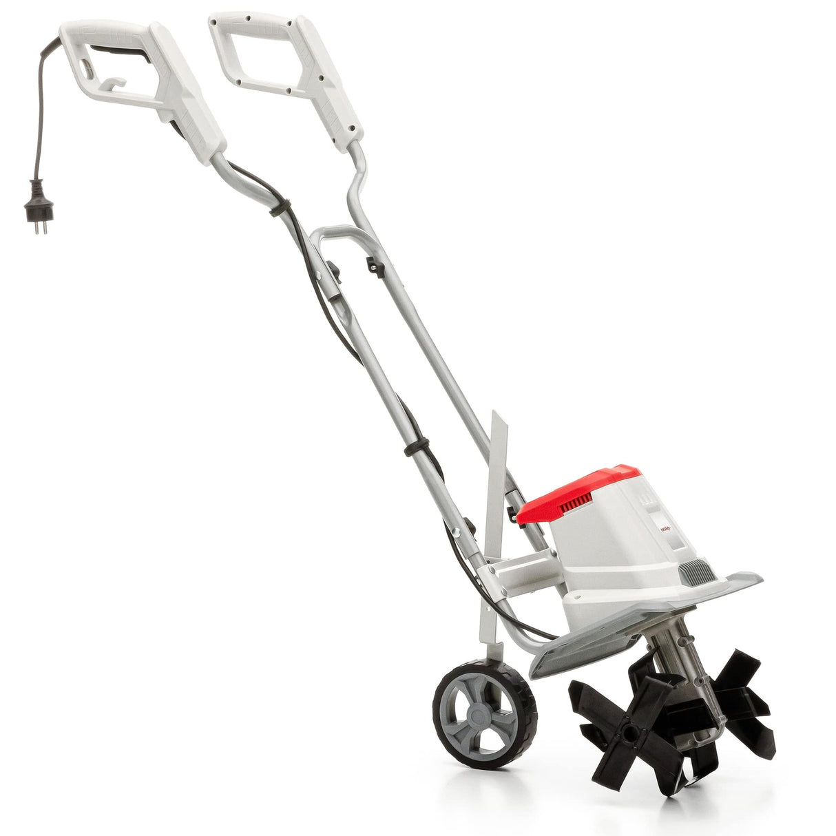 IKRA motoazada eléctrica motocultor IET 1030, Ancho de Trabajo 30cm, Profundidad 20cm, 1080W