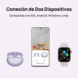 HUAWEI FreeBuds 6i, Cancelación Activa de Ruido 3.0 Inteligente, Bajos Impactantes, Carga Rápida, 35 Horas de batería, Bluetooth 5.3, Grado de Protección IP54 contra el Polvo y el Agua, Negro