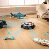 Cecotec Robot Aspirador y Friegasuelos con IA Conga M100 Spin AI. Inteligencia Artificial, 20000Pa, Cepillo de Silicona Antienredos, Mopas Giratorias, Autonomía hasta 220 m², Control App 3.0
