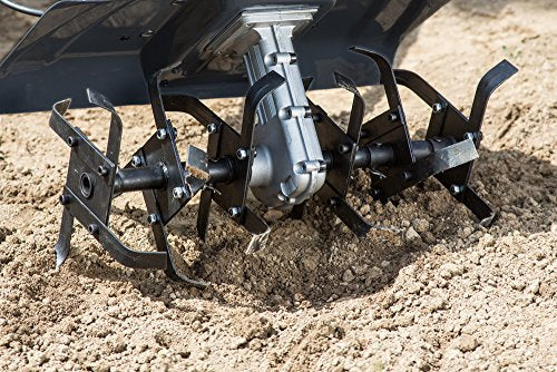IKRA motoazada eléctrica motocultor cultivador Fem 1500, Ancho útil 17-45cm, 1500W, Incl. arado aporcador