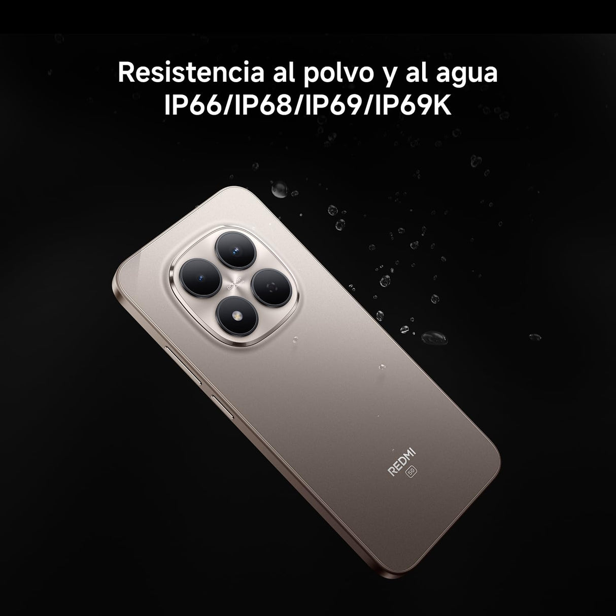 Xiaomi REDMI Note 15 Pro 5G - Smartphone de 8+512GB, Pantalla de 6,83" 1.5K AMOLED, MediaTek Dimensity 7400-Ultra, cámara de 200MP, batería de 6580 mAh, cargador no incluido, azul glaciar (Versión ES)
