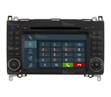Autorradio de Ajuste Personalizado para Mercedes Android GPS Bluetooth WiFi Dab USB Pantalla táctil Full HD 7" procesador de 8 núcleos y comandos de Voz
